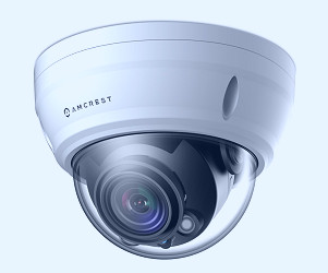 Amcrest ProHD 1920P 1080TVL Varifocal PoE Dome Outdoor Security Camera, 2MP  1920x1080P, 164ft Night Vision, Motorized Varifocal Lens 57°-106°, 3x  Optical Zoom, White (IP4M-1056EW)